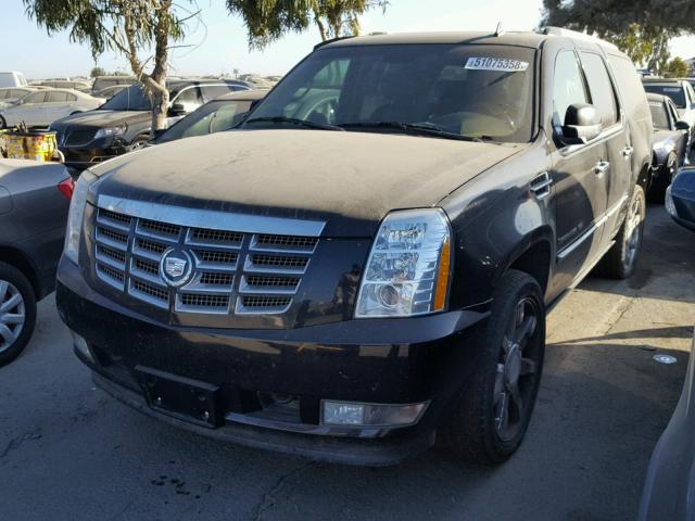 1GYFK66818R238140 - 2008 CADILLAC ESCALADE E BLACK photo 2