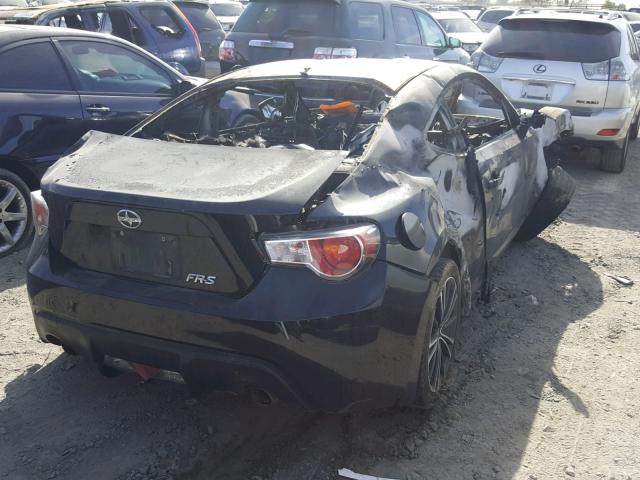 JF1ZNAA18D1725051 - 2013 TOYOTA SCION FR-S BLACK photo 4