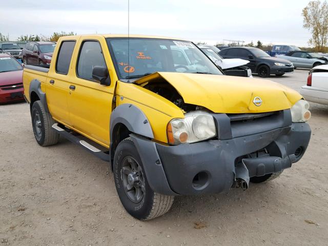 1N6ED27TX2C357688 - 2002 NISSAN FRONTIER C YELLOW photo 1