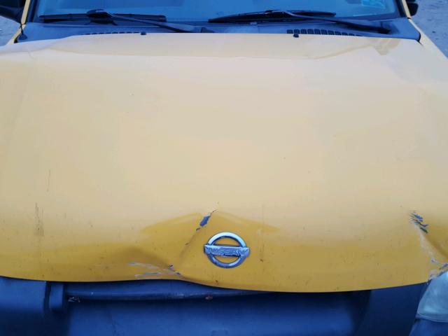 1N6ED27TX2C357688 - 2002 NISSAN FRONTIER C YELLOW photo 7