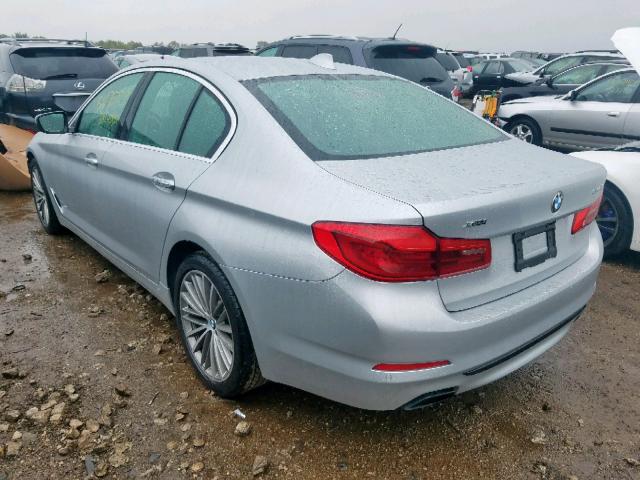 WBAJE7C56JWC55322 - 2018 BMW 540 XI SILVER photo 3