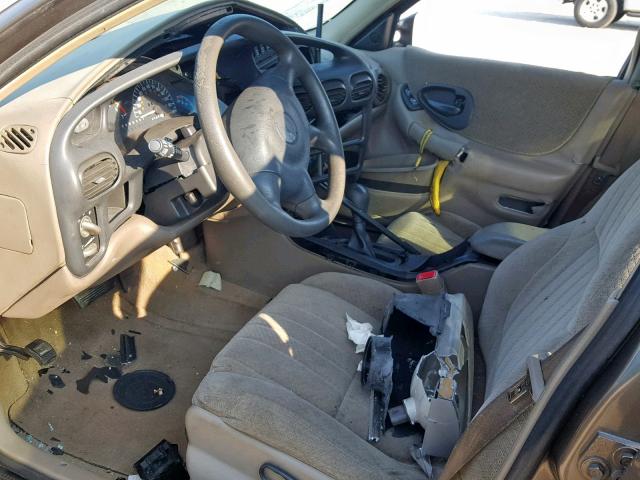 1G2WK52J62F125743 - 2002 PONTIAC GRAND PRIX TAN photo 5