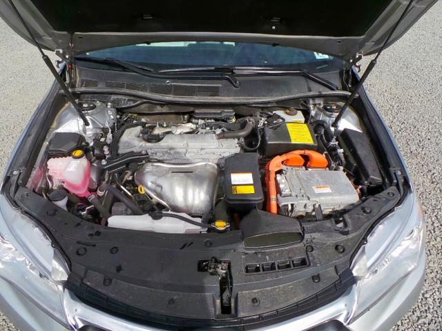 4T1BD1FK0FU164907 - 2015 TOYOTA CAMRY HYBR SILVER photo 10