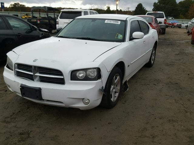 2B3CA3CV2AH302438 - 2010 DODGE CHARGER SX WHITE photo 2