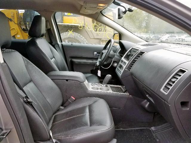 2FMDK38C48BA45394 - 2008 FORD EDGE SEL GRAY photo 5