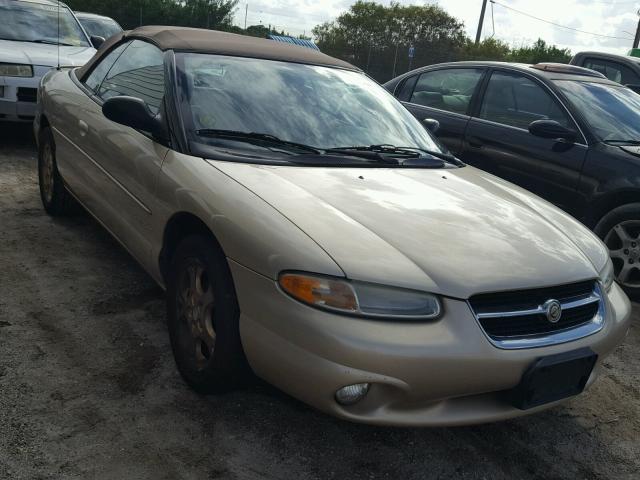 3C3EL55H4WT316784 - 1998 CHRYSLER SEBRING JX GOLD photo 1