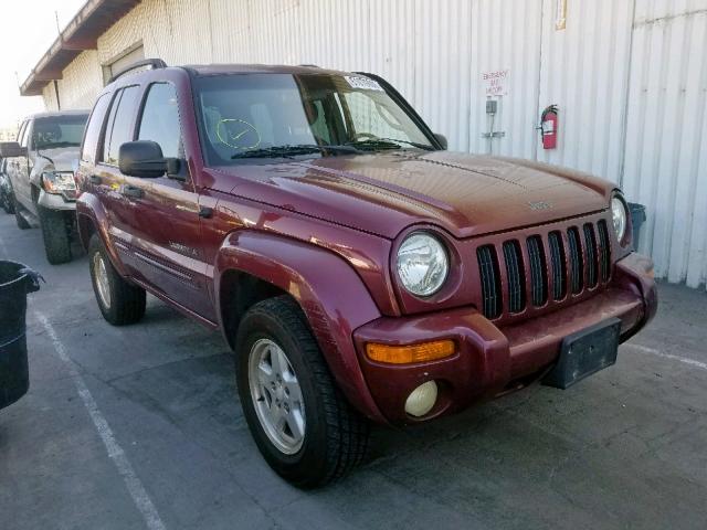 1J4GL58K92W150157 - 2002 JEEP LIBERTY LI BURGUNDY photo 1