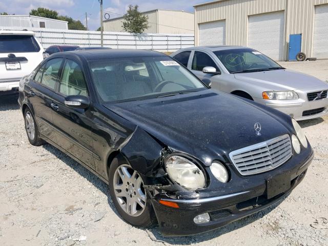 WDBUF65J13A161510 - 2003 MERCEDES-BENZ E 320 BLACK photo 1