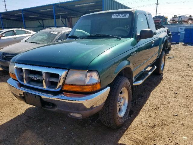 1FTZR15V2XPC02444 - 1999 FORD RANGER SUP GREEN photo 2