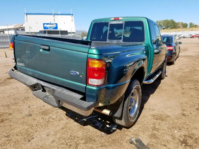 1FTZR15V2XPC02444 - 1999 FORD RANGER SUP GREEN photo 4