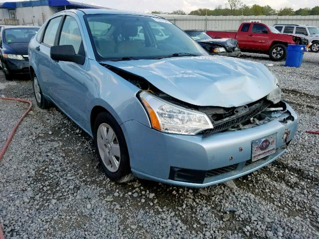 1FAHP34N18W272819 - 2008 FORD FOCUS S/SE BLUE photo 1