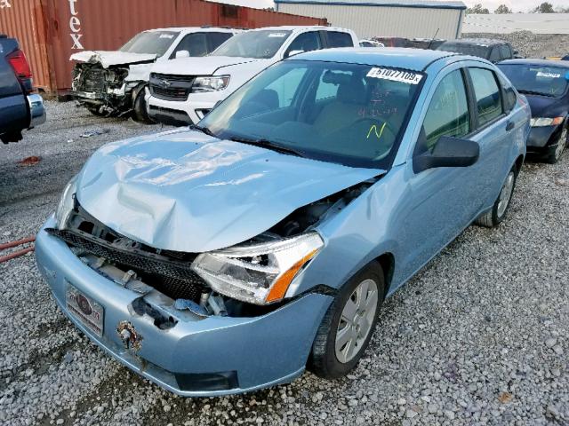 1FAHP34N18W272819 - 2008 FORD FOCUS S/SE BLUE photo 2