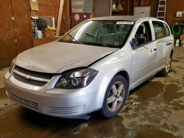 1G1AK52F057576336 - 2005 CHEVROLET COBALT SILVER photo 2