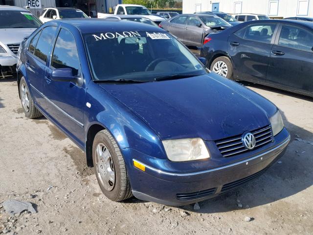 3VWRK69M44M102640 - 2004 VOLKSWAGEN JETTA GL BLUE photo 1