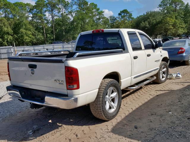 1D7HU18246J189716 - 2006 DODGE RAM 1500 S WHITE photo 4