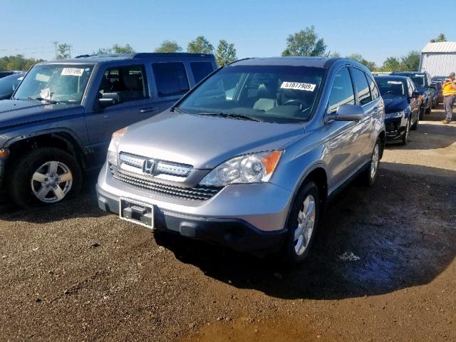 JHLRE48738C072275 - 2008 HONDA CR-V EXL SILVER photo 2