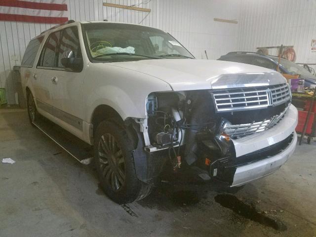 5LMFL28558LJ02586 - 2008 LINCOLN NAVIGATOR WHITE photo 1