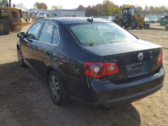 3VWST71K86M777540 - 2006 VOLKSWAGEN JETTA TDI BLACK photo 3