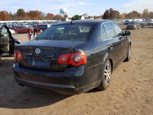 3VWST71K86M777540 - 2006 VOLKSWAGEN JETTA TDI BLACK photo 4