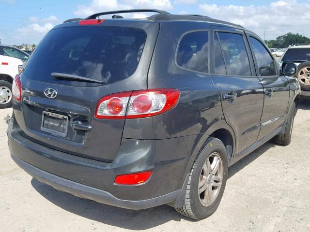 5NMSG3AB1AH382739 - 2010 HYUNDAI SANTA FE G GREEN photo 4