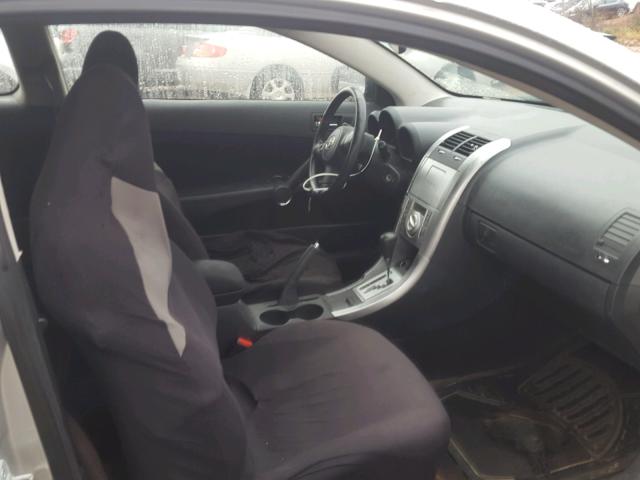 JTKDE177760139202 - 2006 TOYOTA SCION TC 银色 照片 5