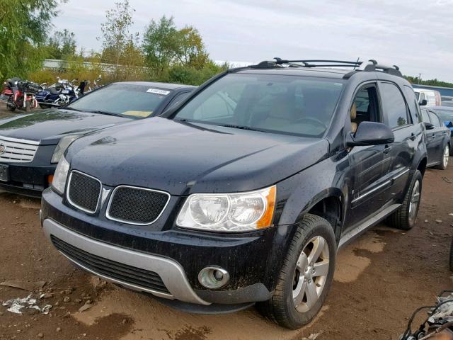 2CKDL73F976090759 - 2007 PONTIAC TORRENT BLACK photo 2