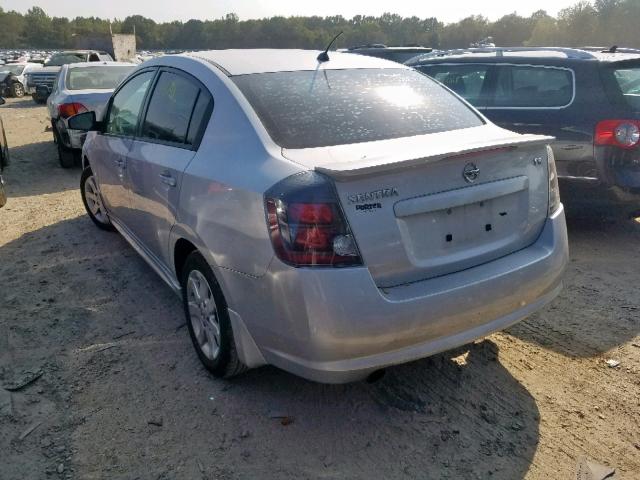 3N1AB6AP6AL667675 - 2010 NISSAN SENTRA 2.0 GRAY photo 3