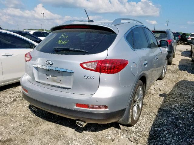 JN1AJ0HP1BM802266 - 2011 INFINITI EX35 BASE SILVER photo 4