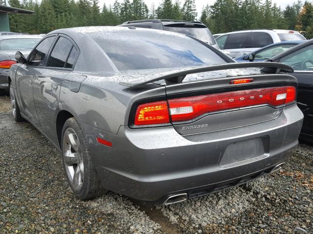 2C3CDXCT6CH103296 - 2012 DODGE CHARGER R/ GRAY photo 3