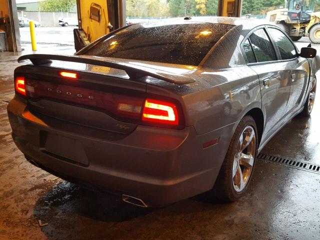 2C3CDXCT6CH103296 - 2012 DODGE CHARGER R/ GRAY photo 4