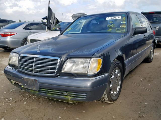 WDBGA43E6SA230616 - 1995 MERCEDES-BENZ S 420 BLACK photo 2