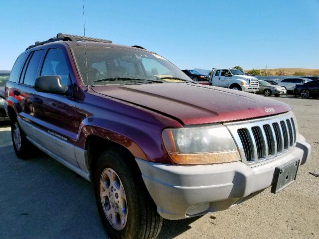 1J4GW48N8YC168896 - 2000 JEEP GRAND CHER MAROON photo 1