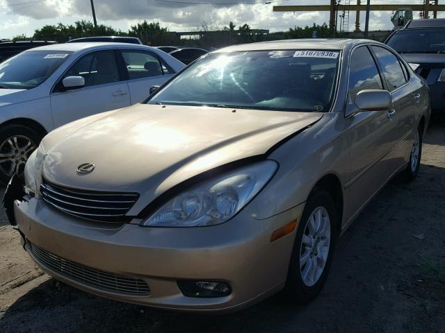 JTHBF30G225018090 - 2002 LEXUS ES 300 GOLD photo 2