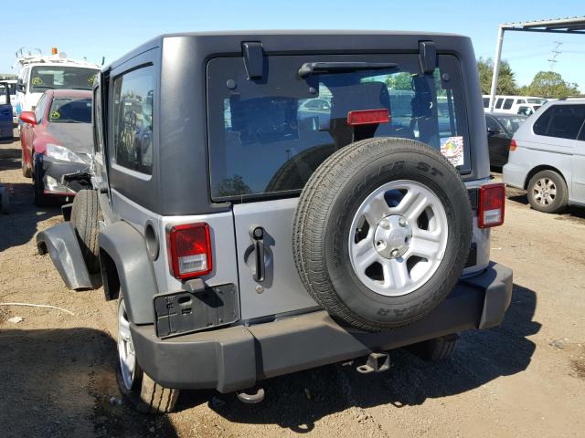 1C4AJWAG5FL735497 - 2015 JEEP WRANGLER S SILVER photo 3