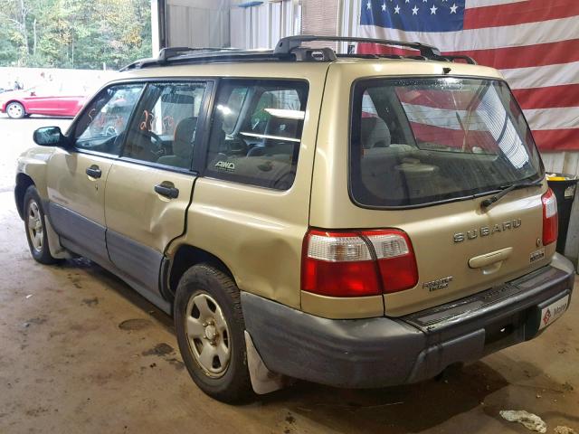 JF1SF63501G736324 - 2001 SUBARU FORESTER L GOLD photo 3