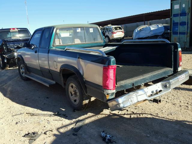 1B7GL23X8SS164131 - 1995 DODGE DAKOTA GREEN photo 3