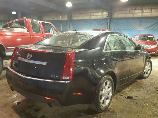 1G6DV57V180166673 - 2008 CADILLAC CTS HI FEA BLACK photo 4