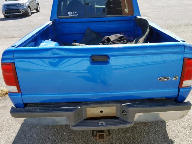 1FTYR14VXYTA18004 - 2000 FORD RANGER SUP BLUE photo 6