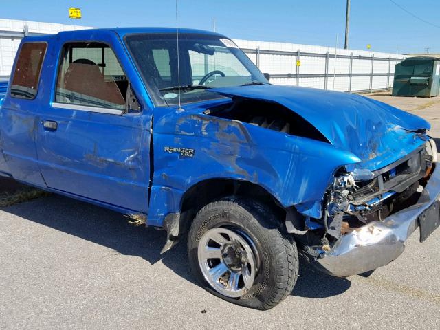 1FTYR14VXYTA18004 - 2000 FORD RANGER SUP BLUE photo 9