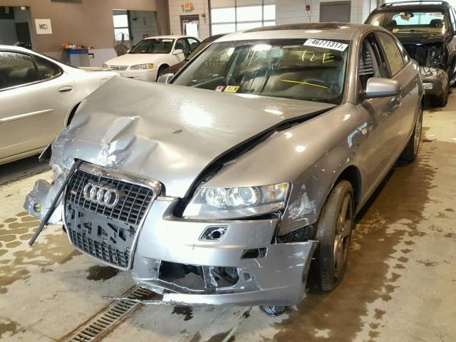 WAUDH74FX8N104380 - 2008 AUDI A6 3.2 QUA SILVER photo 2