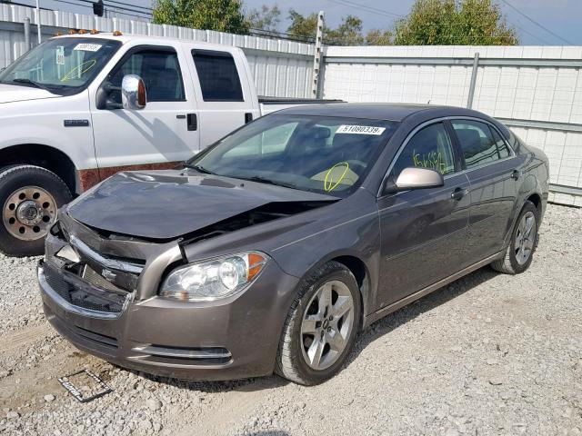 1G1ZC5EB4A4115371 - 2010 CHEVROLET MALIBU 1LT Boz foto 2