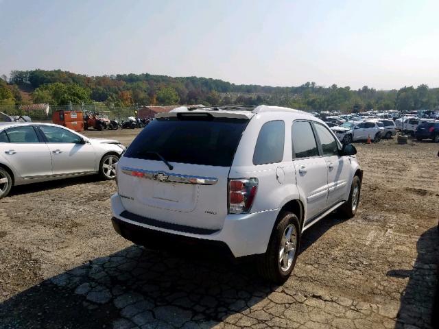 2CNDL73F356065047 - 2005 CHEVROLET EQUINOX LT WHITE photo 4