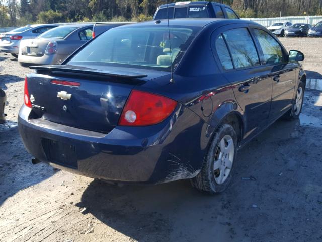 1G1AL58F687234799 - 2008 CHEVROLET COBALT LT BLUE photo 4