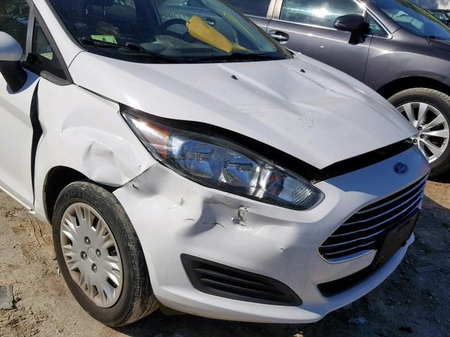 3FADP4TJ3GM170584 - 2016 FORD FIESTA S WHITE photo 9