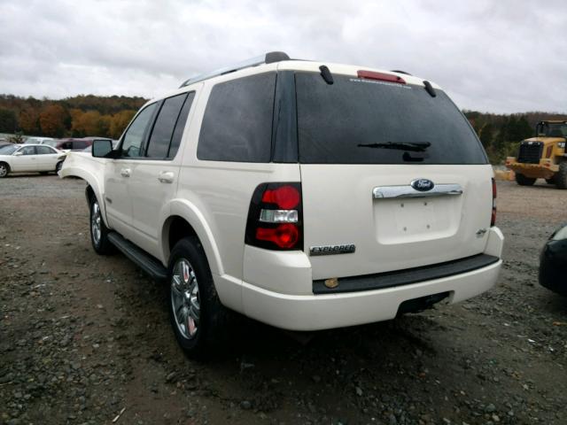 1FMEU75E18UA64622 - 2008 FORD EXPLORER L WHITE photo 3