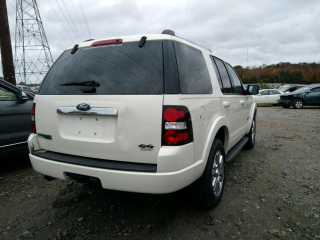 1FMEU75E18UA64622 - 2008 FORD EXPLORER L WHITE photo 4