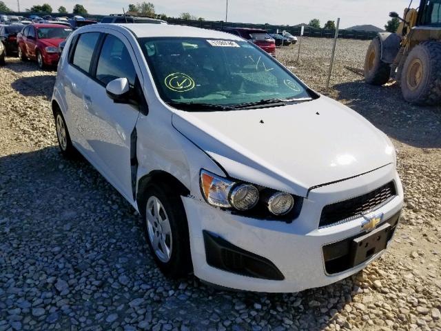 1G1JA6SH7G4174182 - 2016 CHEVROLET SONIC LS WHITE photo 1