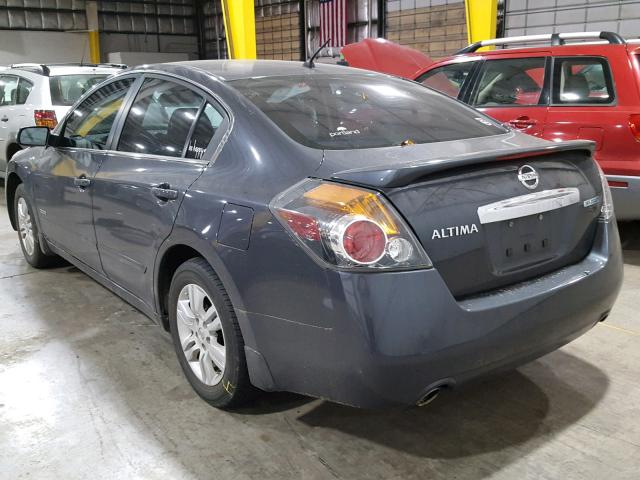 1N4CL2AP7AC145764 - 2010 NISSAN ALTIMA HYB GRAY photo 3