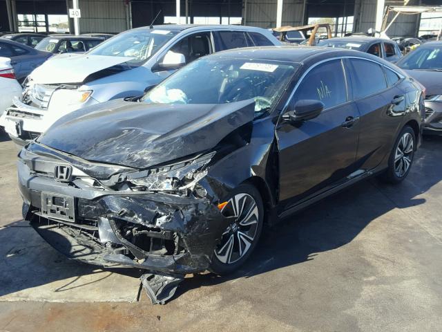 2HGFC1F73HH643463 - 2017 HONDA CIVIC EXL BLACK photo 2