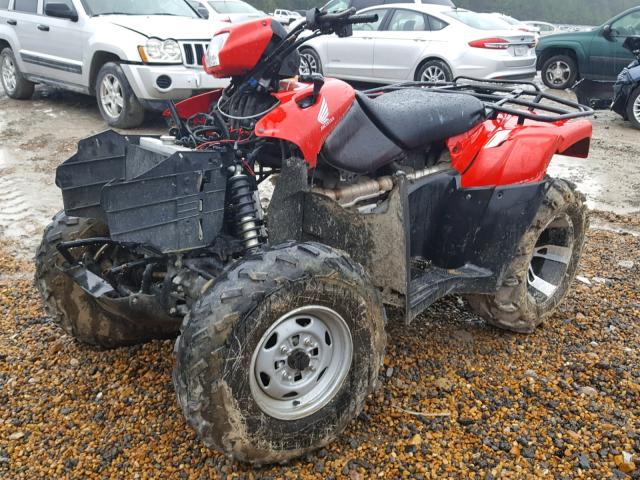 1HFTE3804D4104693 - 2013 HONDA TRX500 FM RED photo 2